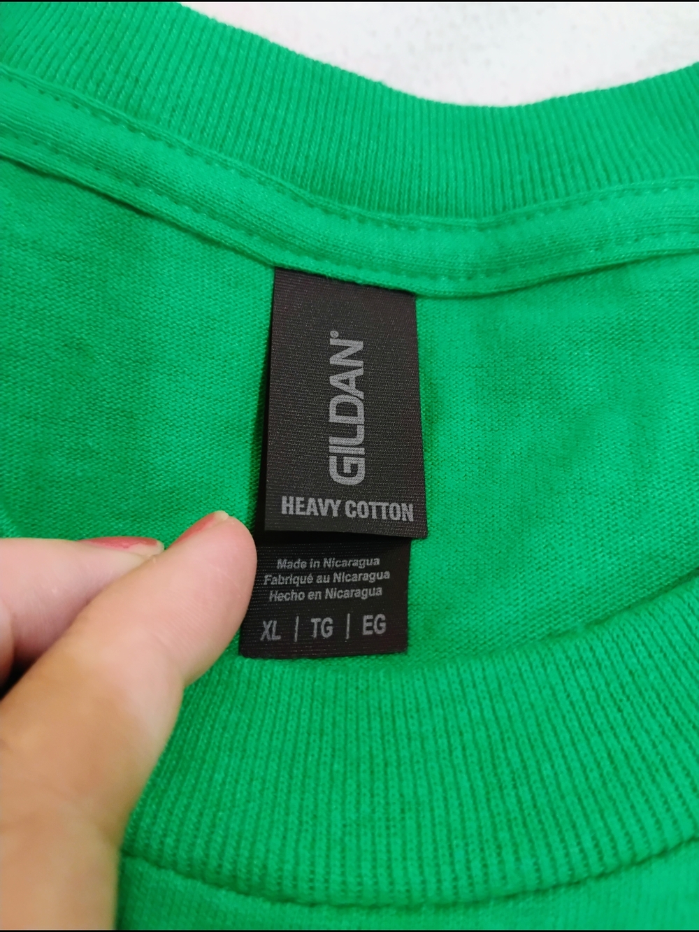 Gildan Bright Green Tee with Yellow and Black Toucan Graphic - Picture 3 of 9